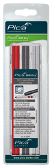 Etui de 12 mines assorties picabig dry mines rouges/graphites/blanches PICA - 6045