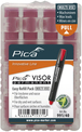 Etui de 4 mines pica visor permanent fluo - rouge PICA - 99140