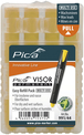 Etui de 4 mines pica visor permanent fluo - jaune PICA - 99144