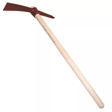 Pioche terrassier ŒIL ROND 2.5 kg EMMANCHÉE 0.90 M PERRIN FORGE DE BOURGOGNE - 500516