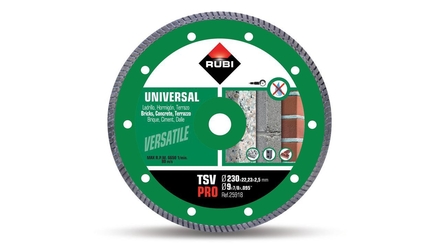 Disque de diamant général pièce turbo tsv 230 pro RUBI - 25918