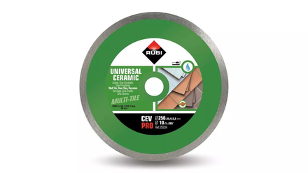 Disque diamant général continu pour céramique cev 250 pro RUBI - 25934