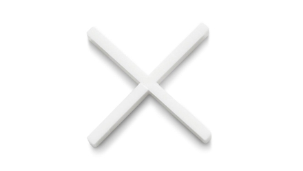 Croisillons 2 mm.-l 1000 unités RUBI - 2972