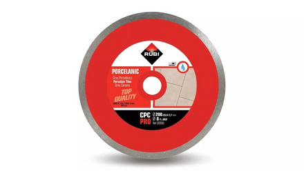 Disque diamant grès porcelaine continu cpc 200 pro RUBI - 30956