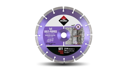Disque diamant TODOTERRENO SEGMENTÉ STT 115 mm pour super pro RUBI - 30974