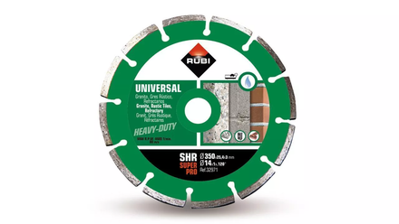 Disque diamant segmenté général de chantier shr 350 superpro RUBI - 32971