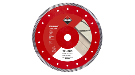 Disque diamant RUBI grès cérame TURBO - TPL-EXT PRO 300 - 40914