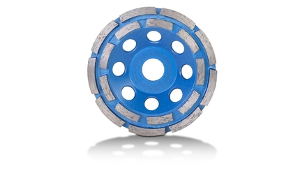 Meule a ebarber beton double couronne 125 RUBI - 5918
