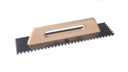 Peigne 48 cm. 8 x 8 manche en bois fermé RUBI - 65959