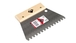Spatule-peigne 18 cm. (6 x 6) RUBI - 71924