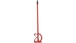Fouet de malaxeur mortier colle avec emmanchement à filetage M14 m-100-r 3h RUBI - 76917