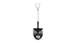 Pelle pointue manche anneau en bois RUBI - 82963