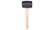 Maillet caoutchouc noir souple 750 gr RUBI - 88553