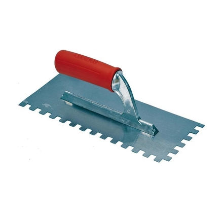 Platoir Denté 28x12cm Poignée Caoutchouc 10x10mm - RAIMONDI - 11026G