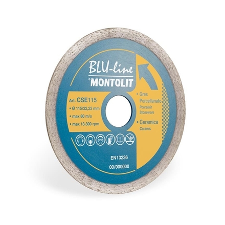 Disque Diamant Céramique et Grès 115mm Jante Continue - RAIMONDI - 48190