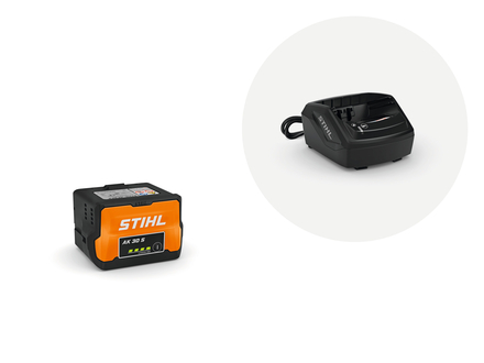 Set de démarrage 1 batterie AK 30 S et 1 chargeur AL 101 - STIHL - 45200075902