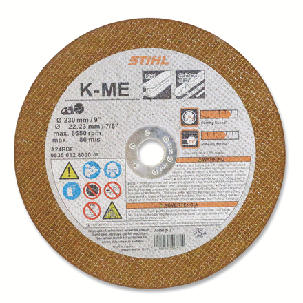 Disque acier k-me 230x2x2223 40814 - STIHL - 8350127000