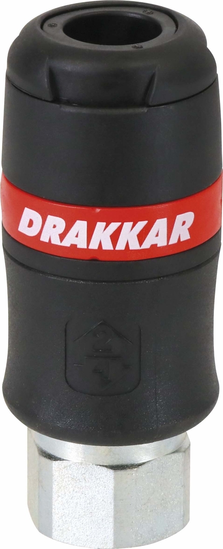 Raccord rapide securite taraude 1/2'f d.8 s/blister DRAKKAR EQUIPEMENT - 01318