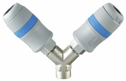 Raccord rapide y femelle (double direction) 1/4' vrac DRAKKAR EQUIPEMENT - 01368