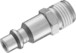 Embout rapide filete acier m1/4 diam 6mm s/blister DRAKKAR EQUIPEMENT - 01403