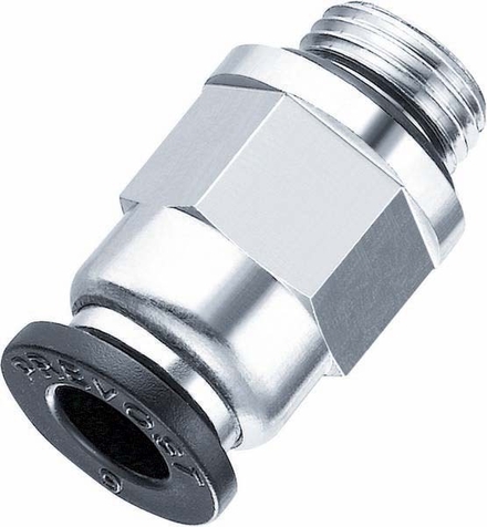 10 raccords 4mm g1/8 instantane droit male cylindrique - 01718