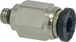 10 raccords 4mm m5 instantane droit male cylindrique - 01728