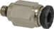 10 raccords 6mm m5 instantane droit male cylindrique - 01729