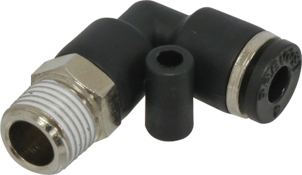 10 raccords 8mm r1/8 coude 90ø male conique orientable - 01735
