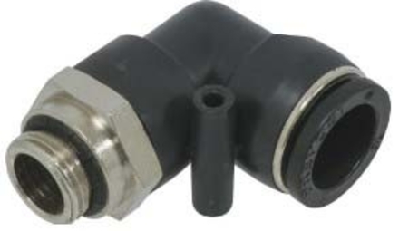 10 raccords 6mm g1/8 coude 90ø male cylindrique orientable - 01743