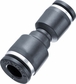 10 RACCORDS DE LIAISON EXT 6MM-INT 4MM UNION DROITE INEGALE--01758