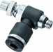 Regleur debit male cylind.a molette bidirectionnel 6mm m5 - 01788