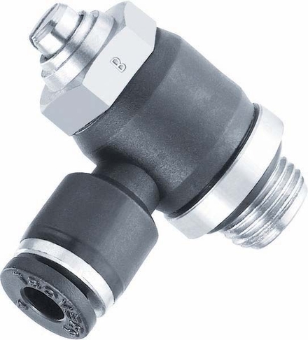 Regleur debit male cylindrique a vis 4mm m5 - 01789