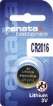 Boite 10 piles bouton cr2016 blister - 02473
