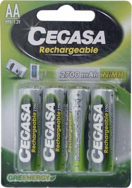 BLISTER DE 4 ACCUS RECHARGEABLES LR06 2700AH - 02577