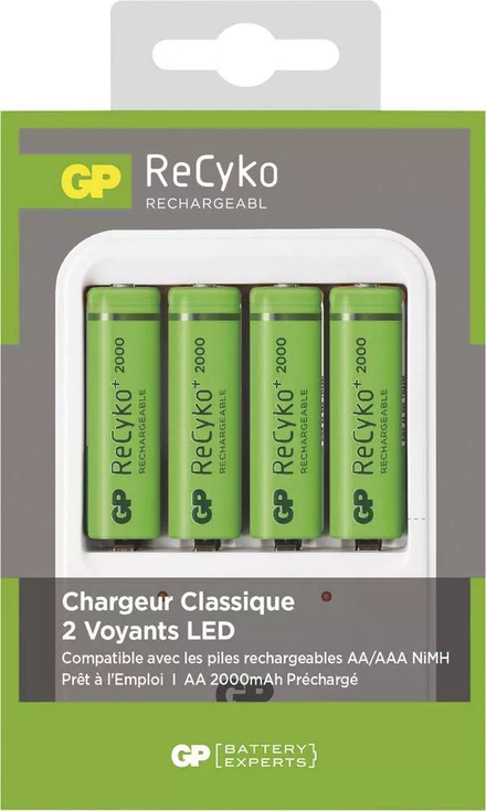 Chargeur de batterie ni GP - 02581