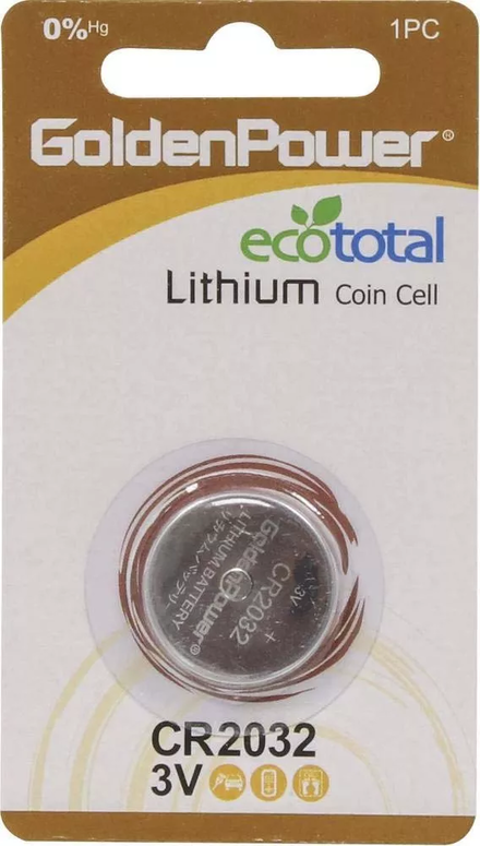 Pile bouton lithium GOLDENPOWER - 02597