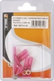 Sachet 10 cosses a oeil thermoretractables rouge pour fil 05 a 15mm² m4 - 271410