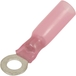 Sachet 10 cosses a oeil thermoretractables rouge pour fil 05 a 15mm² m4 - 271410
