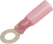 Sachet 10 cosses a oeil thermoretractable rouge pour fil 05 a 15mm² m5 - 271510