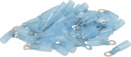 Sachet 50 cosses a oeil thermoretractable bleue pour fil 15 a 25mm² m4 - 271750