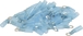 Sachet 50 cosses a oeil thermoretractable bleue pour fil 15 a 25mm² m4 - 271750
