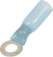Sachet 50 cosses a oeil thermoretractable bleue pour fil 15 a 25mm² m5 - 271850