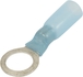 Sachet 10 cosses a oeil thermoretractable bleue pour fil 15 a 25mm² m8 - 272010