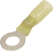 Sachet 10 cosses a oeil thermoretractable jaune pour fil 4 a 6mm² m8 - 272210