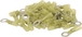 Sachet 50 cosses a oeil thermoretractable jaune pour fil 4 a 6mm² m8 - 272250