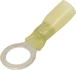 Sachet 10 cosses a oeil thermoretractable jaune pour fil 4 a 6mm² m10 - 272310