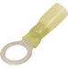 Sachet 50 cosses a oeil thermoretractable jaune pour fil 4 a 6mm² m10 - 272350