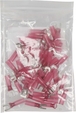 Sachet 50 cosses thermoretractables a fourches rouge m4 - 272450