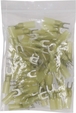 Sachet 50 cosses thermoretractables a fourches jaunes m5 - 272650