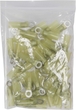 Sachet 50 cosses a oeil thermoretractable jaune pour fil 4 a 6mm² m5 - 272750